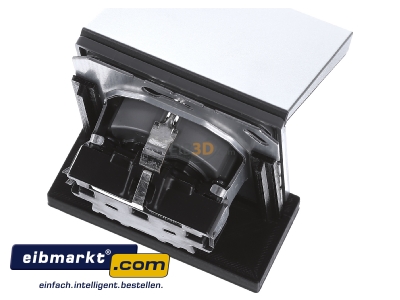 Ansicht oben hinten Jung AL 1520 KIKL AN SCHUKO-Steckdose 16A�250V Klappdeckel 