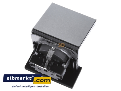 Ansicht oben hinten Jung AL1520KLAN SCHUKO-Steckdose 16A�250V Klappdeckel AL 1520 KL AN