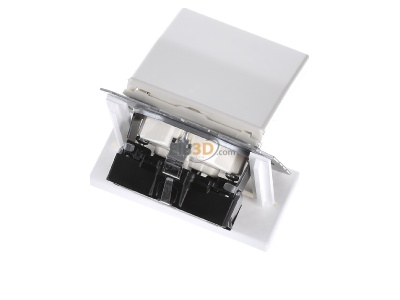 Ansicht oben hinten Jung AS 1520 BFKL SCHUKO-Steckdose 16A�250V Klappdeckel 