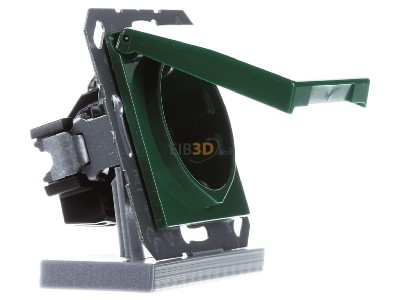 View on the left Jung AS 1520 BFKL GN Socket outlet (receptacle) 
