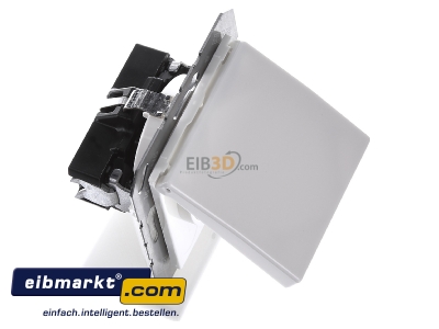 Ansicht oben links Jung AS 1520 KIKL WW SCHUKO-Steckdose 16A�250V m.Ber�hrungsschutz 