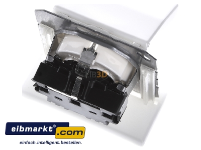 Ansicht oben hinten Jung AS 1520 KIKL WW SCHUKO-Steckdose 16A�250V m.Ber�hrungsschutz 