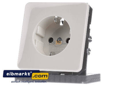 Frontansicht Jung CD1520BFKI SCHUKO-Steckdose 16A�250V m.Ber�hrungsschutz CD 1520 BFKI