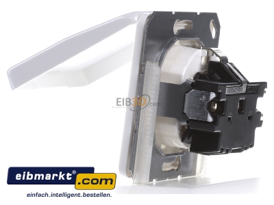 Ansicht rechts Jung CD 1520 BFKIKL WW SCHUKO-Steckdose 16A�250V Klappdeckel 
