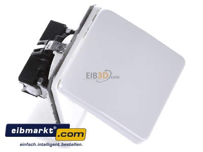 Ansicht oben links Jung CD 1520 BFKIKL WW SCHUKO-Steckdose 16A�250V Klappdeckel 