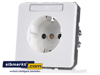 Frontansicht Jung CD 1520 BFKINA WW SCHUKO-Steckdose 16A�250V m.Ber�hrungsschutz 