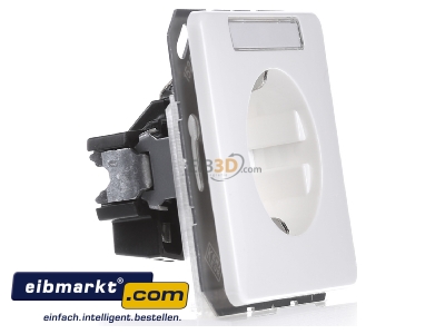 View on the left Jung CD 1520 BFKINA WW Socket outlet protective contact white 
