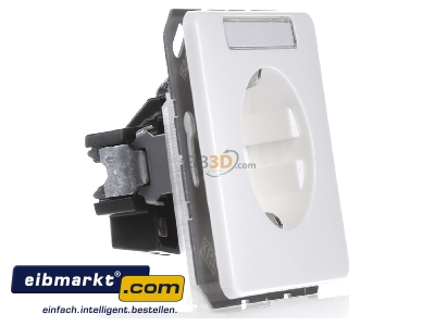 Ansicht links Jung CD 1520 BFKINA WW SCHUKO-Steckdose 16A�250V m.Ber�hrungsschutz 
