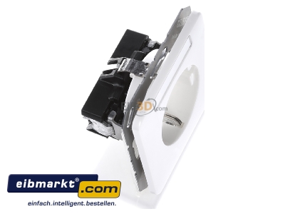 Ansicht oben links Jung CD 1520 BFKINA WW SCHUKO-Steckdose 16A�250V m.Ber�hrungsschutz 