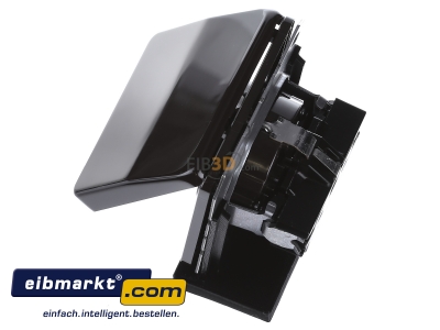 Ansicht oben rechts Jung CD 1520 BFKL BR SCHUKO-Steckdose 16A�250V Klappdeckel 
