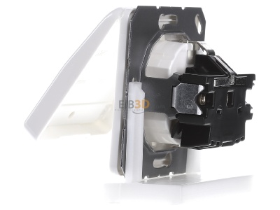 Ansicht rechts Jung CD 1520 BFNAKL WW SCHUKO-Steckdose 16A�250V Klappdeckel 