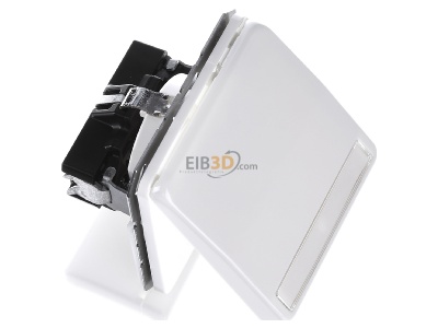 Ansicht oben links Jung CD 1520 BFNAKL WW SCHUKO-Steckdose 16A�250V Klappdeckel 