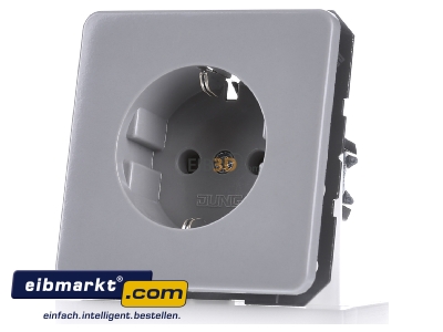Frontansicht Jung CD 1520 GR SCHUKO-Steckdose 16A�250V 