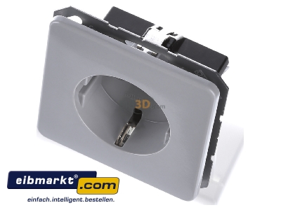 Ansicht oben vorne Jung CD 1520 GR SCHUKO-Steckdose 16A�250V 