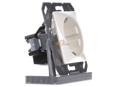 Ansicht links Jung CD 5120 BF SCHUKO-Steckdose 16A�250V 50x50mm Klappdeckel 
