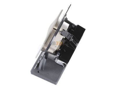 Ansicht oben rechts Jung CD 5120 BF SCHUKO-Steckdose 16A�250V 50x50mm Klappdeckel 
