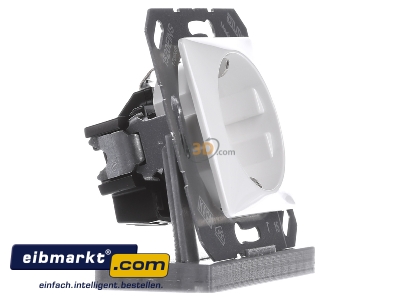 Ansicht links Jung CD5120BFWW SCHUKO-Steckdose 16A�250V 50x50mm Klappdeckel CD 5120 BF WW
