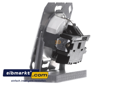 Ansicht rechts Jung CD5120BFWW SCHUKO-Steckdose 16A�250V 50x50mm Klappdeckel CD 5120 BF WW
