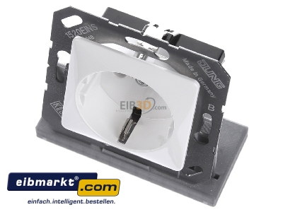 Ansicht oben vorne Jung CD5120BFWW SCHUKO-Steckdose 16A�250V 50x50mm Klappdeckel CD 5120 BF WW