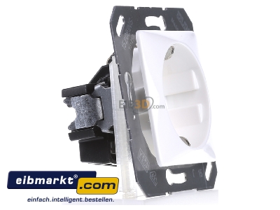 Ansicht links Jung CD 5120 BFKI WW SCHUKO-Steckdose 16A�250V m.Ber�hrungsschutz 