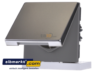 Frontansicht Jung ES 1520 KIKL SCHUKO-Steckdose 16A�250V Klappdeckel 