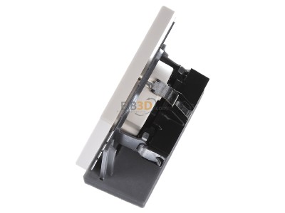 Ansicht oben rechts Jung LS 1520 KI SCHUKO-Steckdose 16A�250V m.Ber�hrungsschutz 