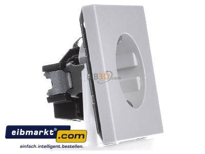 Ansicht links Jung LS1520KILG SCHUKO-Steckdose 16A�250V m.Ber�hrungsschutz LS 1520 KI LG