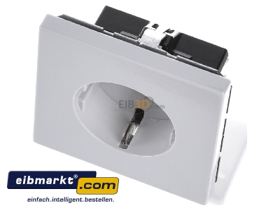 Ansicht oben vorne Jung LS1520KILG SCHUKO-Steckdose 16A�250V m.Ber�hrungsschutz LS 1520 KI LG