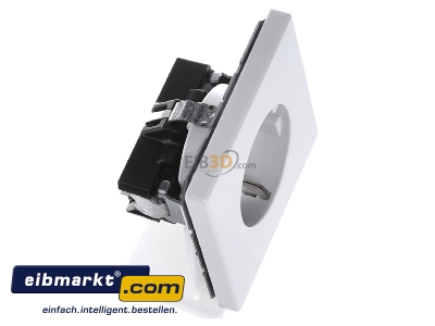 Ansicht oben links Jung LS1520KILG SCHUKO-Steckdose 16A�250V m.Ber�hrungsschutz LS 1520 KI LG