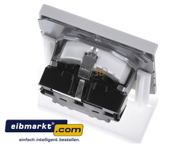 Ansicht oben hinten Jung LS1520KILG SCHUKO-Steckdose 16A�250V m.Ber�hrungsschutz LS 1520 KI LG