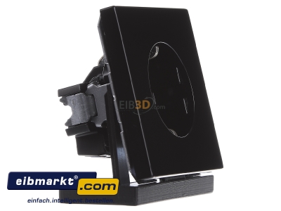 Ansicht links Jung LS1520KISW SCHUKO-Steckdose 16A�250V m.Ber�hrungsschutz LS 1520 KI SW