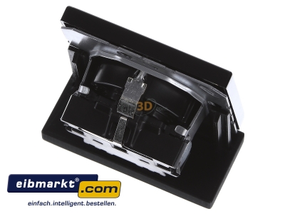 Ansicht oben hinten Jung LS1520KISW SCHUKO-Steckdose 16A�250V m.Ber�hrungsschutz LS 1520 KI SW