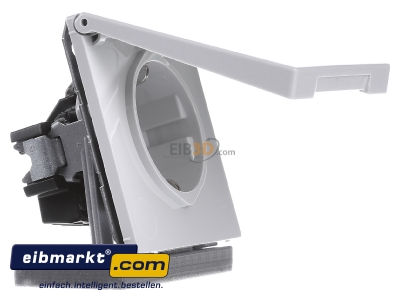 Ansicht links Jung LS1520KIKLLG SCHUKO-Steckdose 16A�250V m.Ber�hrungsschutz LS 1520 KIKL LG
