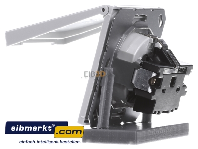 Ansicht rechts Jung LS1520KIKLLG SCHUKO-Steckdose 16A�250V m.Ber�hrungsschutz LS 1520 KIKL LG