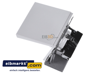 Ansicht oben rechts Jung LS1520KIKLLG SCHUKO-Steckdose 16A�250V m.Ber�hrungsschutz LS 1520 KIKL LG
