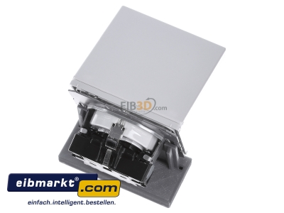 Ansicht oben hinten Jung LS1520KIKLLG SCHUKO-Steckdose 16A�250V m.Ber�hrungsschutz LS 1520 KIKL LG