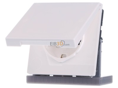 Frontansicht Jung LS 1520 KIKL WW SCHUKO-Steckdose 16A�250V m.Ber�hrungsschutz 