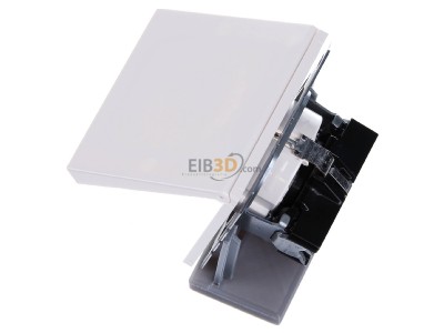 Ansicht oben rechts Jung LS 1520 KIKL WW SCHUKO-Steckdose 16A�250V m.Ber�hrungsschutz 