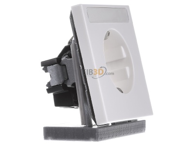 Ansicht links Jung LS 1520 KINA WW SCHUKO-Steckdose 16A�250V m.Ber�hrungsschutz 
