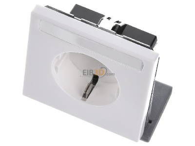 Ansicht oben vorne Jung LS 1520 KINA WW SCHUKO-Steckdose 16A�250V m.Ber�hrungsschutz 