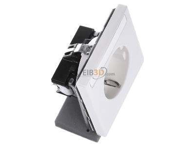 Ansicht oben links Jung LS 1520 KINA WW SCHUKO-Steckdose 16A�250V m.Ber�hrungsschutz 