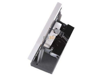Ansicht oben rechts Jung LS 1520 KINA WW SCHUKO-Steckdose 16A�250V m.Ber�hrungsschutz 