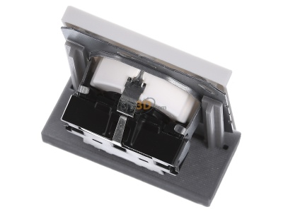Ansicht oben hinten Jung LS 1520 KINA WW SCHUKO-Steckdose 16A�250V m.Ber�hrungsschutz 