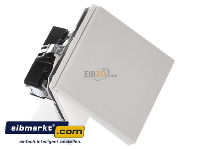 Ansicht oben links Jung LS1520KL SCHUKO-Steckdose 16A�250V Klappdeckel LS 1520 KL