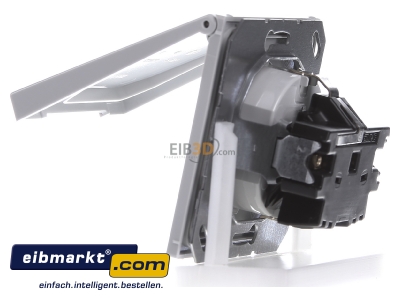 Ansicht rechts Jung LS 1520 KL LG SCHUKO-Steckdose 16A�250V Klappdeckel 
