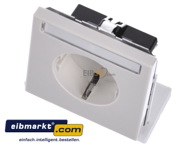 Ansicht oben vorne Jung LS 1520 NA SCHUKO-Steckdose 16A�250V mit Schriftfeld 