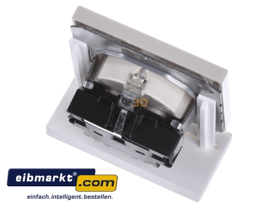 Ansicht oben hinten Jung LS 1520 NA SCHUKO-Steckdose 16A�250V mit Schriftfeld 