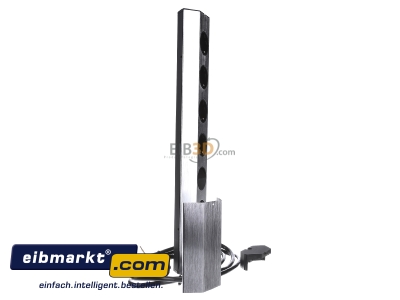 View on the left Bachmann 923.008 Socket outlet strip stainless steel 
