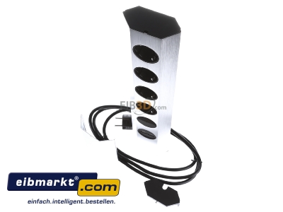 View up front Bachmann 923.008 Socket outlet strip stainless steel 
