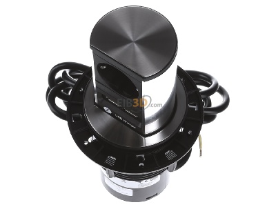 Ansicht oben vorne Bachmann 928.017 Steckdosen Elevator 1xSchuko,2xUSB 